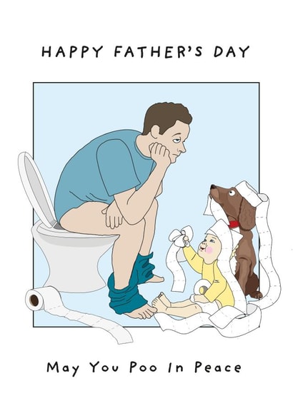 Father's Day poo in peace created by Rachel Millson-Hill