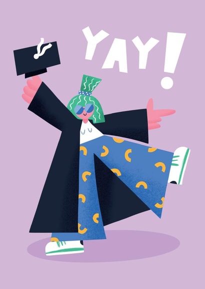 cool graduation Congratulations Card 6324 created by Lucy Maggie Designs