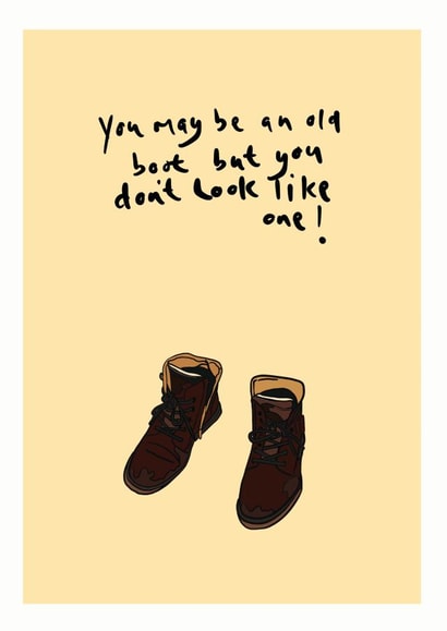 old man card birthday card for him Card 48627 created by Pink Paper Mail