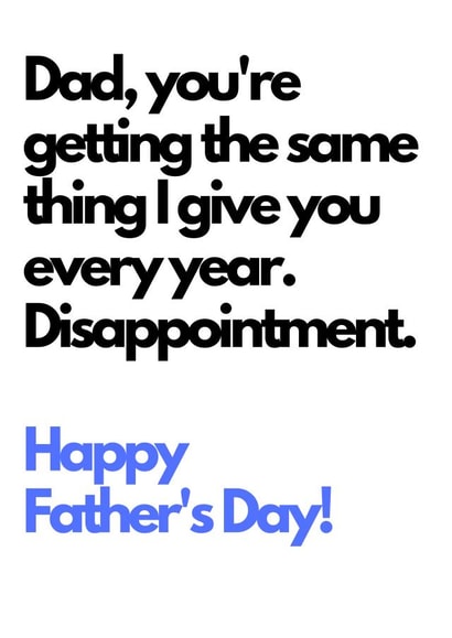 Dad Cheeky Father's Day Card 21784 created by TOJ Designs