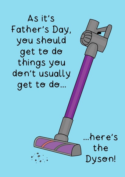 Dyson Father's Day Card created by Helen Bicknell