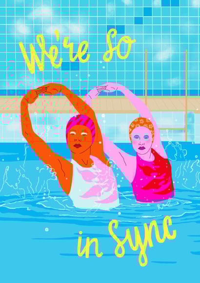 So in sync friendship card created by Lucky in Love