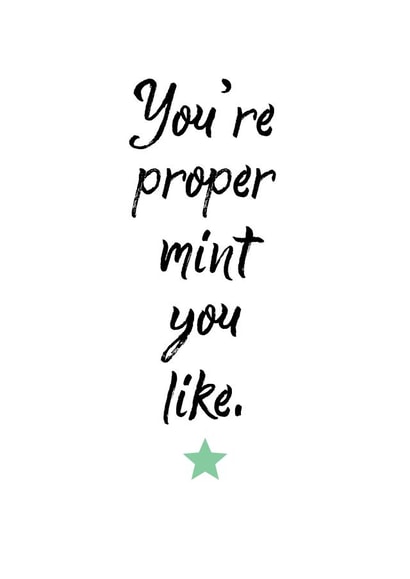Proper mint congratulations card created by Kim&Tonic