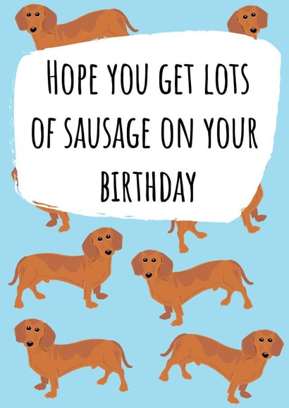 Birthday Sausage created by @Laura Lonsdale Designs