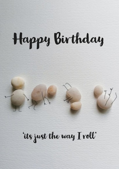 Happy Birthday - just enjoying life created by Hazel Jenner