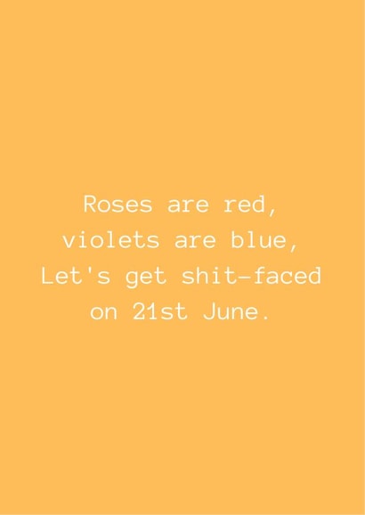 21st June Let's Drink! created by Hannah Green