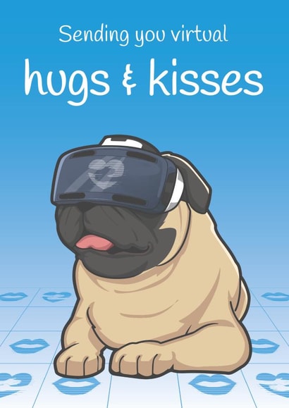 pug bulldog Just because Card 41505 created by STEVEN LEE-GRAVES