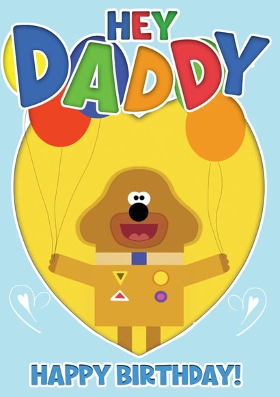 Hey Duggee! happy birthday to daddy! created by Bushy Designs