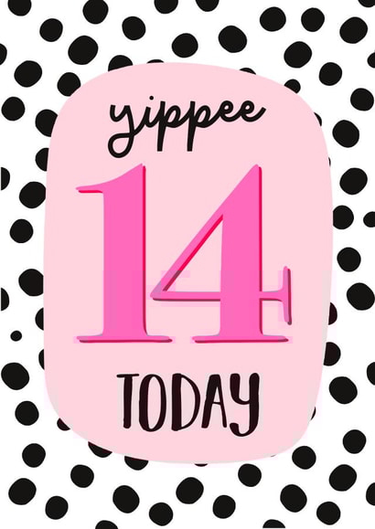 Yippee 15 today super cute dotty design created by Little Cat Creates