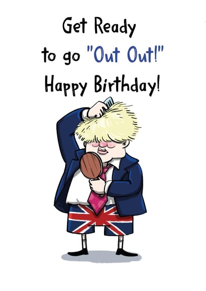 out out freedom Birthday Card 38452 created by Huxters