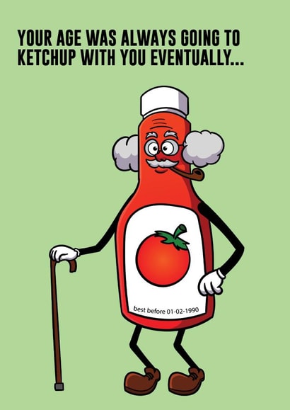 pun age Birthday Card 21744 created by StueyWaters