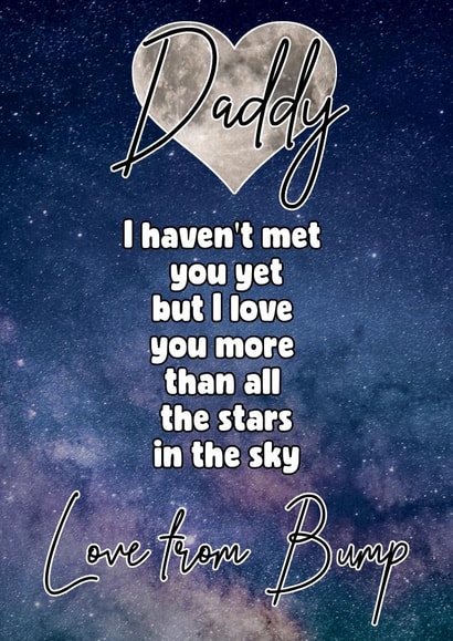 from the bump heartfelt Father's Day Card 47579 created by Paperela