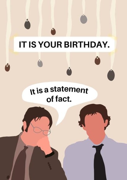 The Office Us It Is Your Birthday Thortful The Office Us It Is Your Birthday Thortful