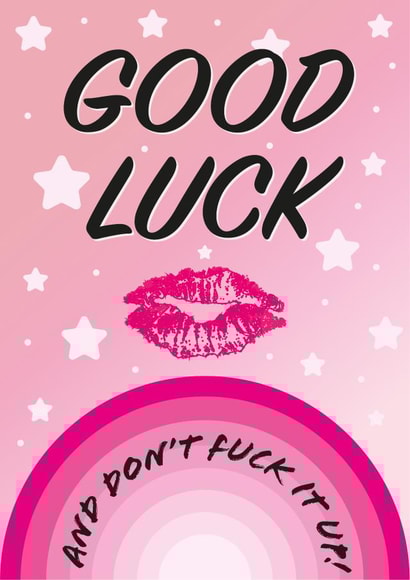 Tickled Pink Luck - Ru Paul Drag Race created by Babs King Design