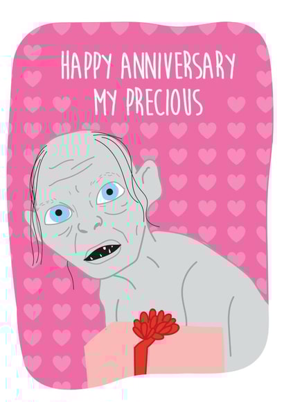 Gollum Anniversary created by I Made A Card