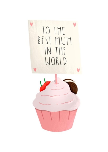 Best Mum Cupcake created by Emily Allison