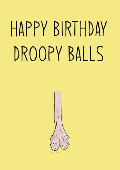 Droopy Balls created by Cheeky Cards by Ginger