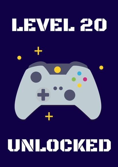 20th Birthday Card for A Game Loving 20 Year Old created by Evezee