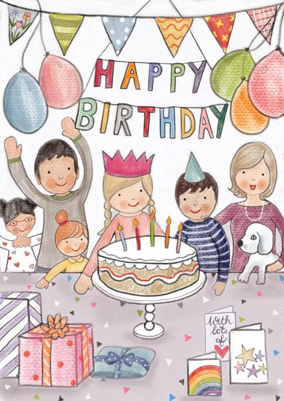 Happy Birthday Party created by Love Lucy Illustration