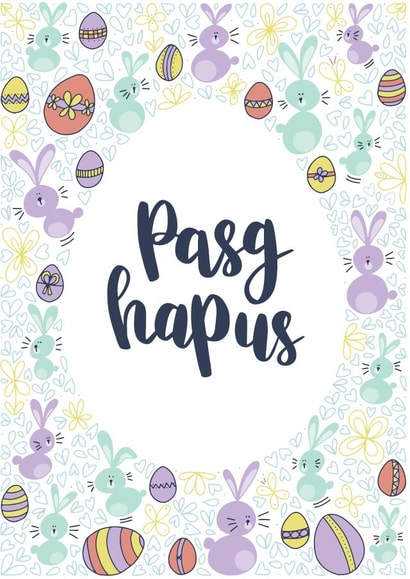 Welsh Easter Card created by Draenog Design