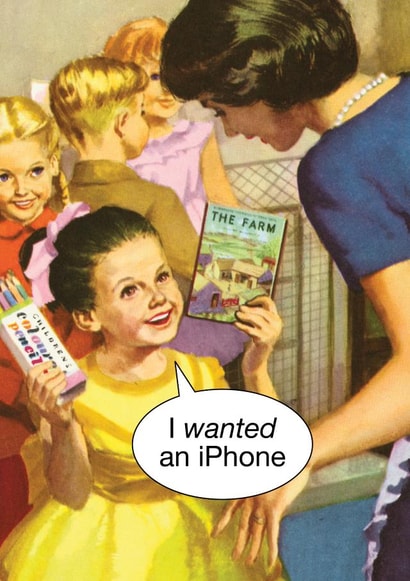 I Wanted An iPhone - disappointing present created by © Ladybird Books Ltd 2025