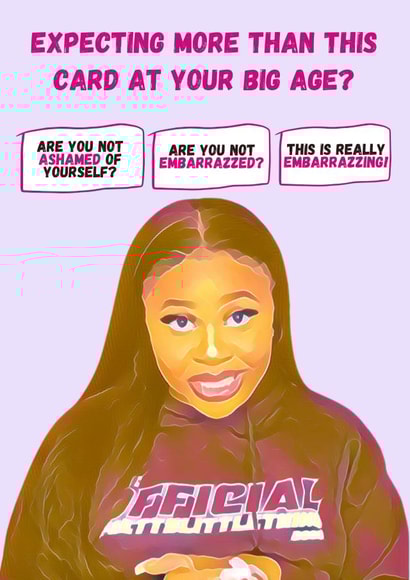 Are You Not Embarrazzed? - Nella Rose created by Culture Cardz