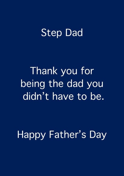 Fathers day card for step dad created by Fee Fee