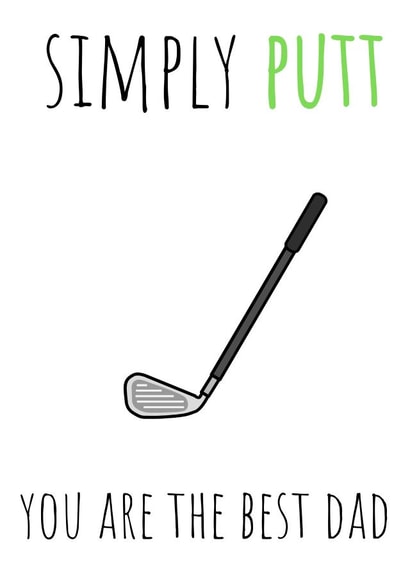 Father's Day Golf Card created by Amy (Hedgecards)