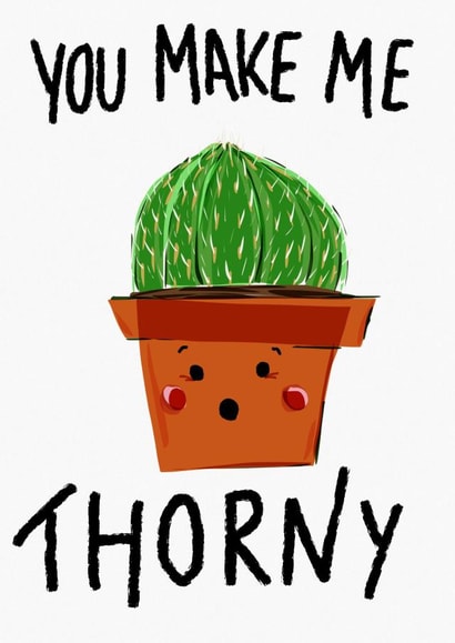 Cheeky cactus card created by Al_lustrations
