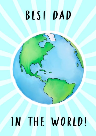 BEST DAD IN THE WORLD! created by Poppy & Mabel