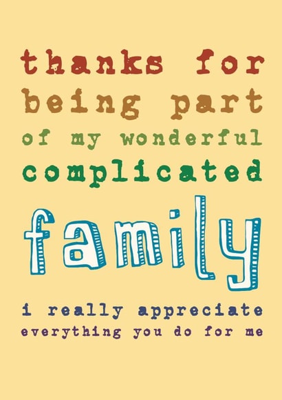 Complicated Family Father's Day Card created by Becka Griffin