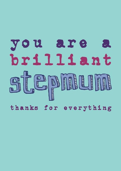 Brilliant Stepmum Card created by Becka Griffin