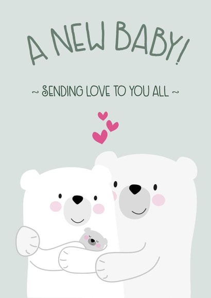 New Baby Bear Card created by Wink Design - Michelle Roberts