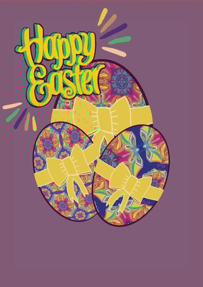 Three Funky Eggs created by Emily Kate