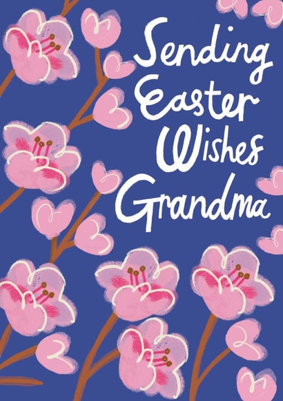 Sending Easter Wishes to Grandma created by @AimeeStevens.Design