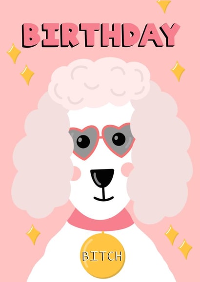 Birthday Bitch Birthday Card created by This Gal Designs