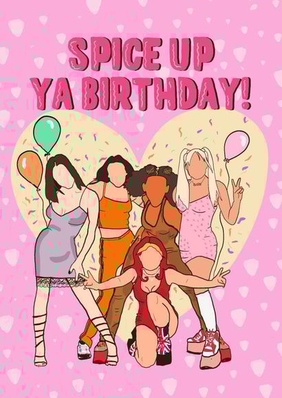 Spice Up Ya Birthday Card created by Oh Luna Design