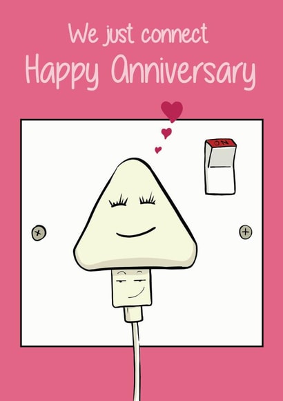 The Perfect connection Anniversary card created by Cris Stewart