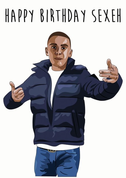 Aitch Birthday Card created by This Is Apollo