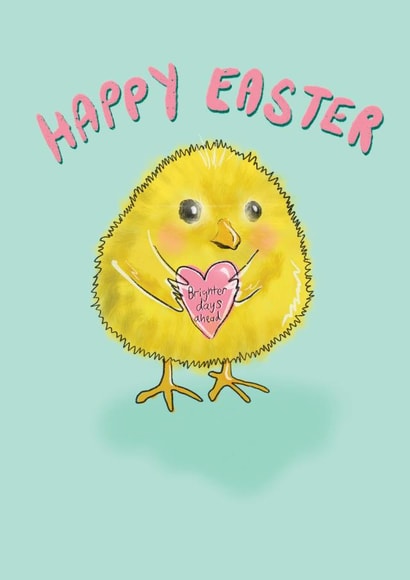 Happy Easter Brighter Days Ahead Card created by Just Daydreaming