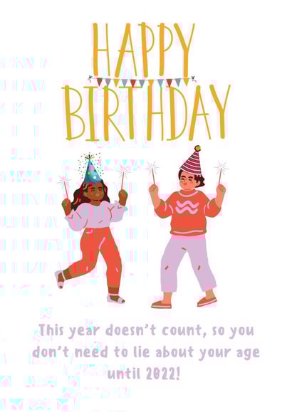 Lockdown birthday celebration created by EalainXDesigns