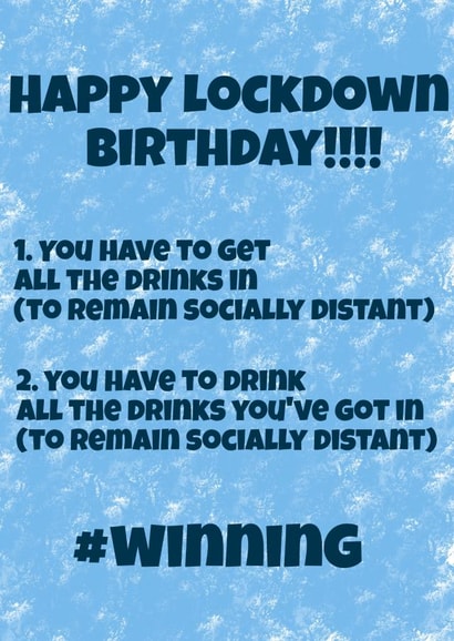 #Winning Lockdown Birthday created by Ebz Designs