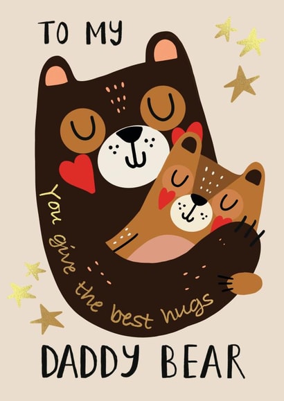 To My daddy Bear  created by NICHOLA COWDERY ILLUSTRATIONS 
