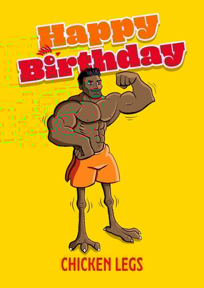 Happy Birthday Chicken Legs created by Doodle by Day