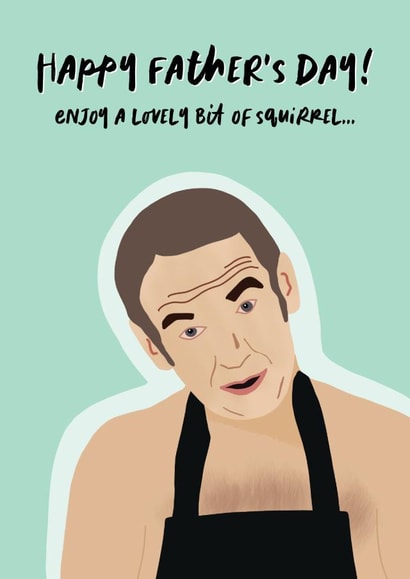 Friday Night Dinner Father's Day Card created by Sweetlove Press