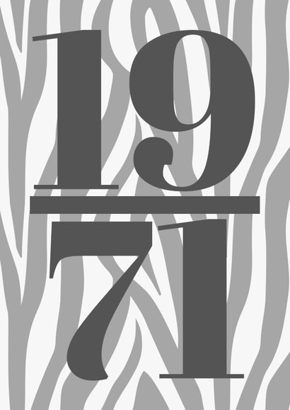 Animal Print 50th Birthday Card created by Jean Lawrie