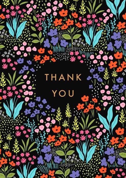 Thank you flowers created by Olivia Slater