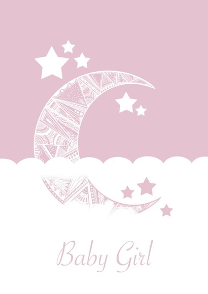 New Baby Girl Card created by Marla & Max Design