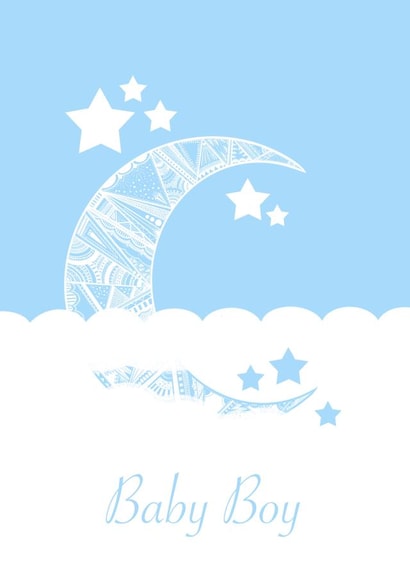 New Baby Boy Card created by Marla & Max Design