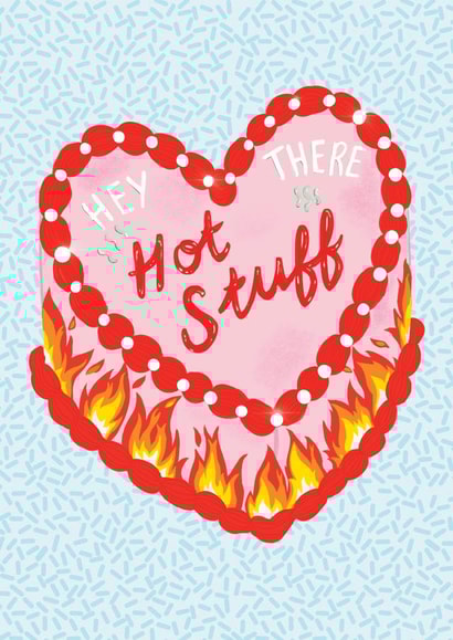 Hey There Hot Stuff Card created by The Stylist Illustrates